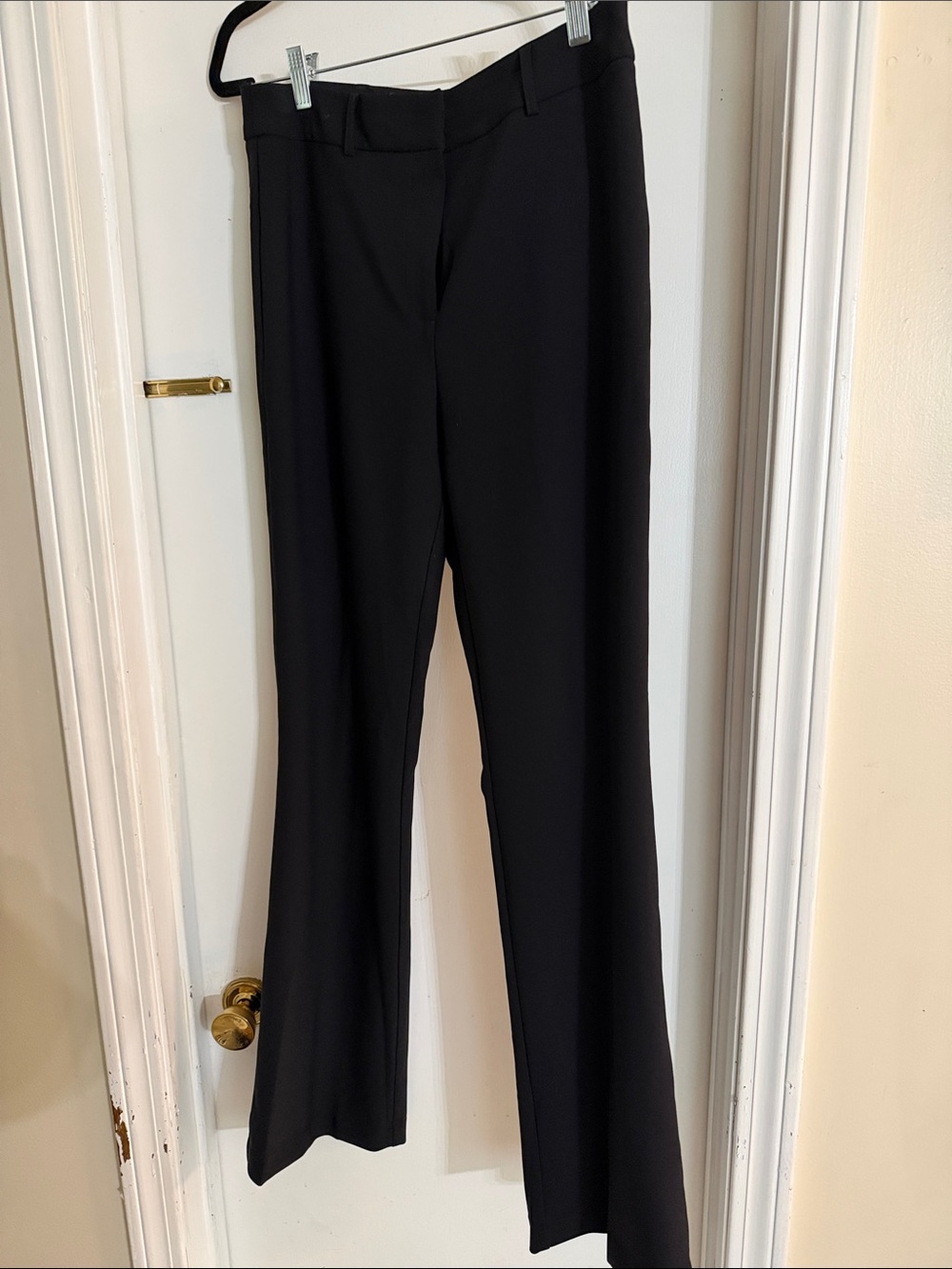 Nicole Miller Black Boot-Cut Dress Pants